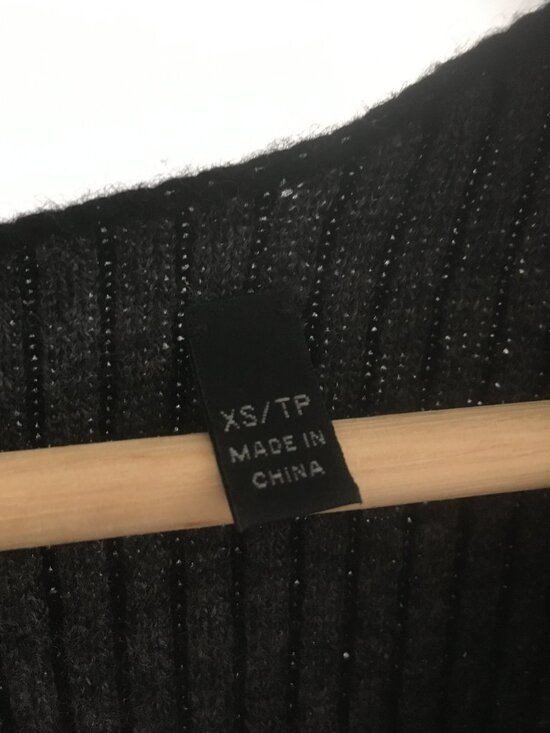 ATM wool and cashmere sweater (gray stripe, size XS) - Picture 3 of 12